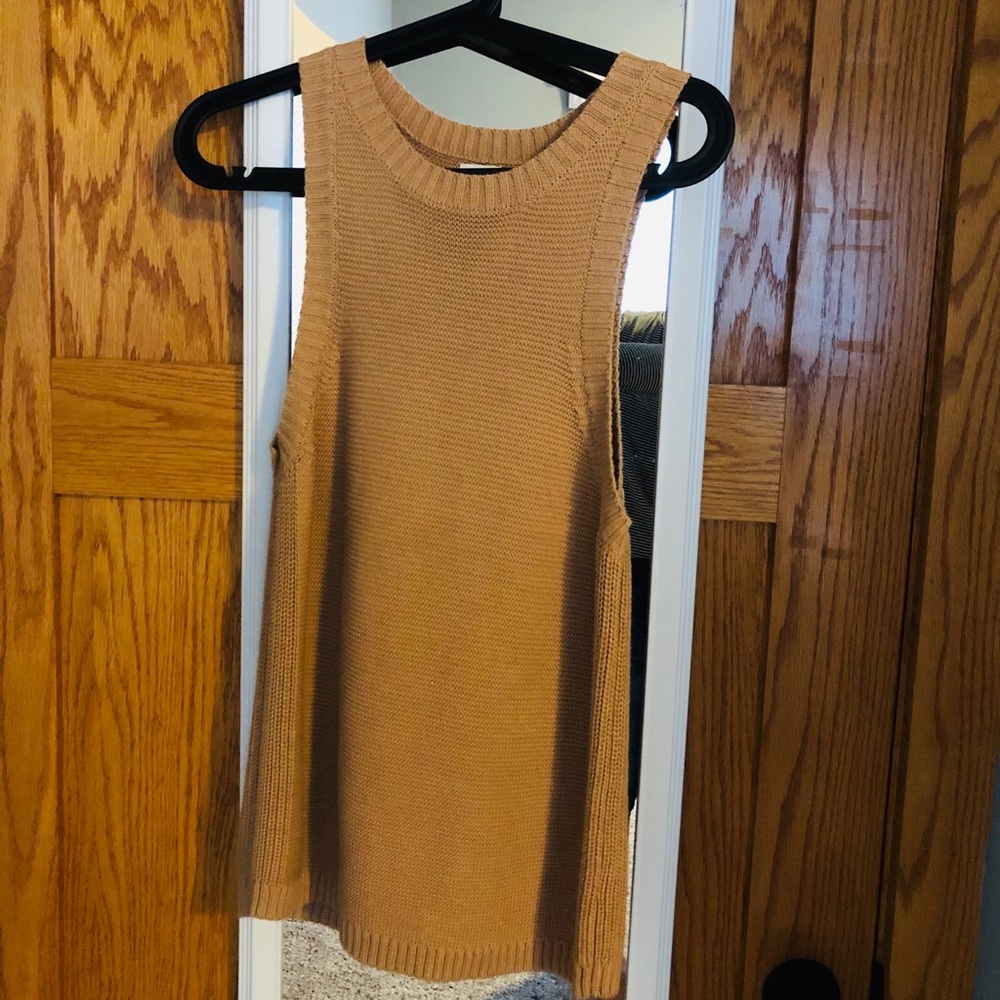Tan Sweater Tank
